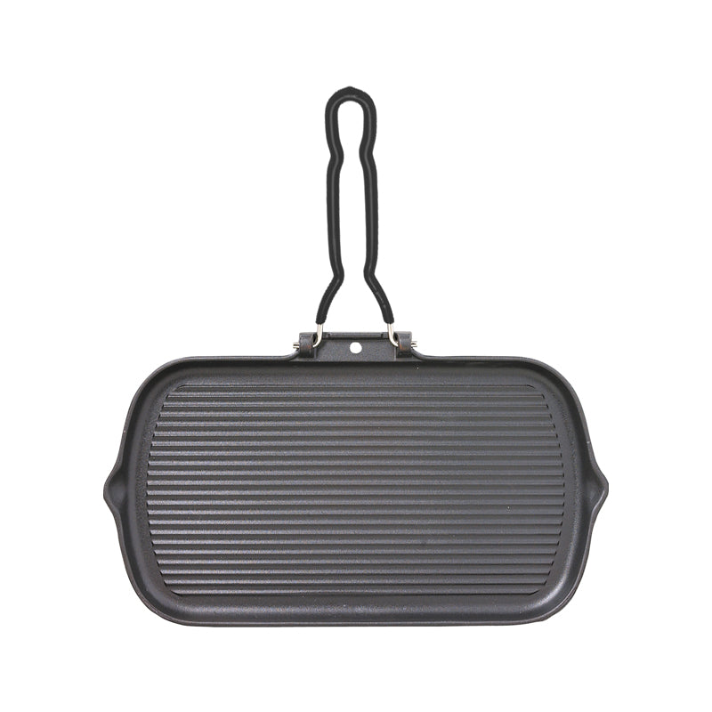 Invicta 37cm Rectangular Smooth Grill Pan