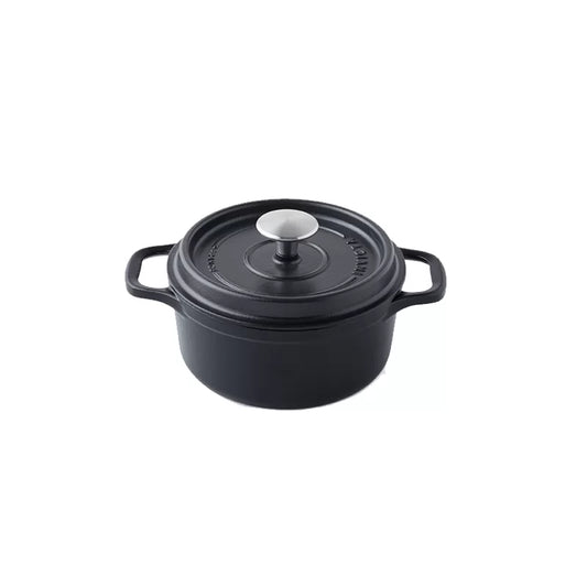 Invicta 22cm Round Casserole - Black