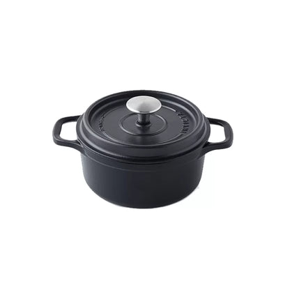 Invicta 24cm Round Casserole - Black