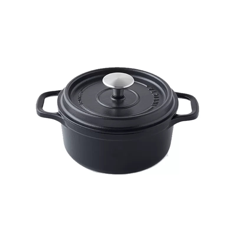 Invicta 28cm Round Casserole - Black