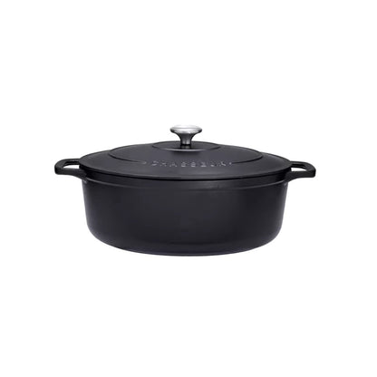 Chasseur 25cm Oval Casserole - Matt Black