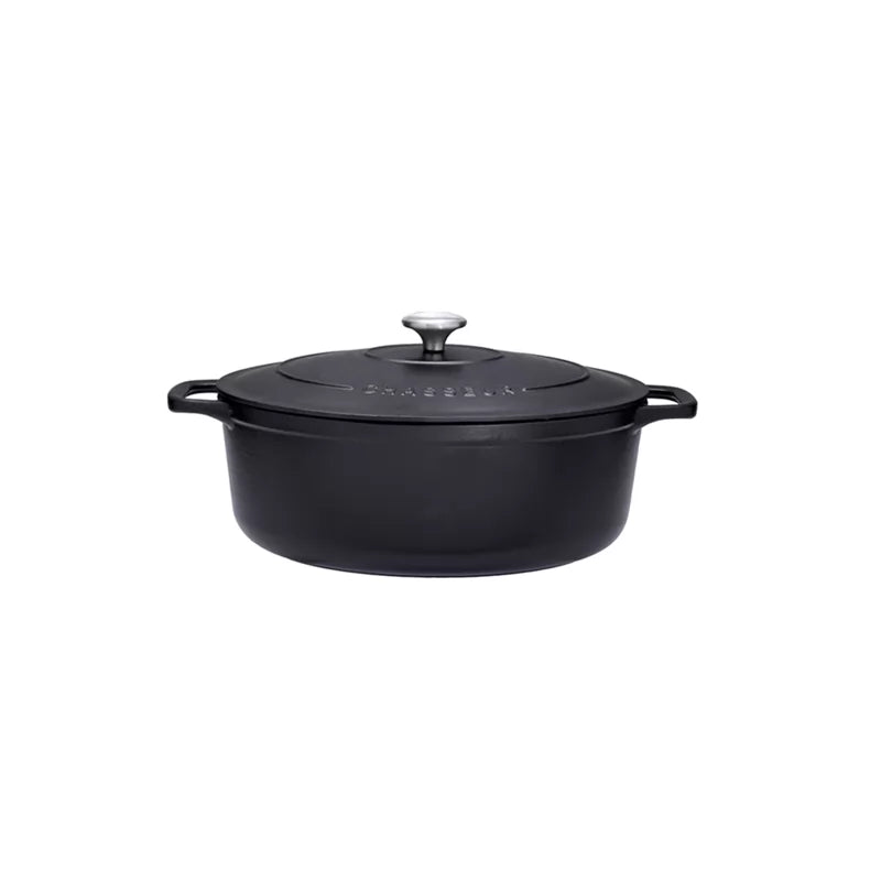 Chasseur 17cm Oval Casserole - Matt Black