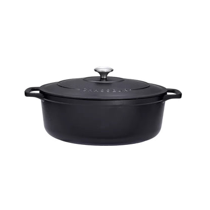 Chasseur 27cm Oval Casserole - Matt Black