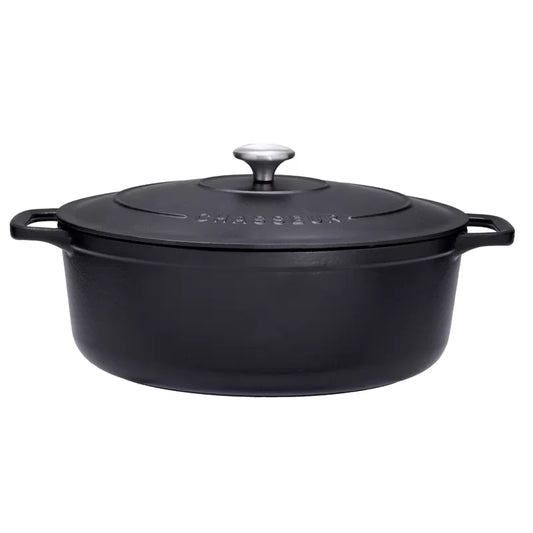 Chasseur 31cm Oval Casserole - Matt Black