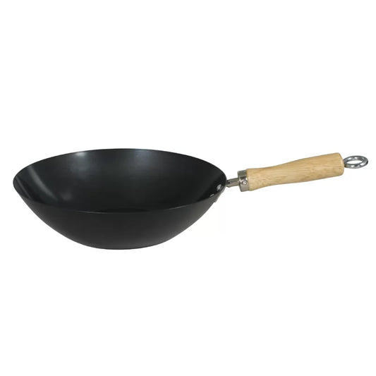 12"/30cm Standard Gauge Non-Stick Carbon Steel Wok