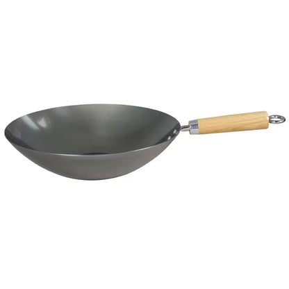 12"/30cm Heavy Gauge Uncoated Carbon Steel Wok