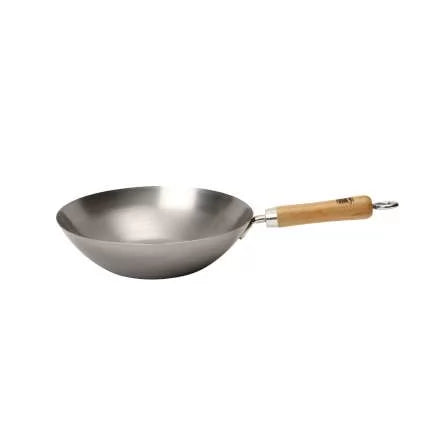 School of Wok 10.5"/27cm Uncoated Carbon Steel Wok