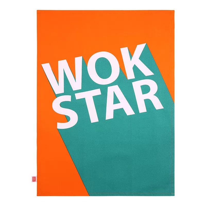 School Wok Wok Star Tea Towel