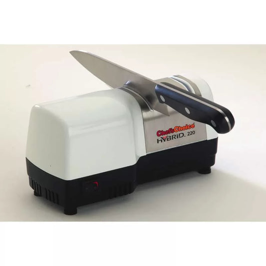 Chefs Choice 220 Diamond Hone Hybrid Knife Sharpener - White