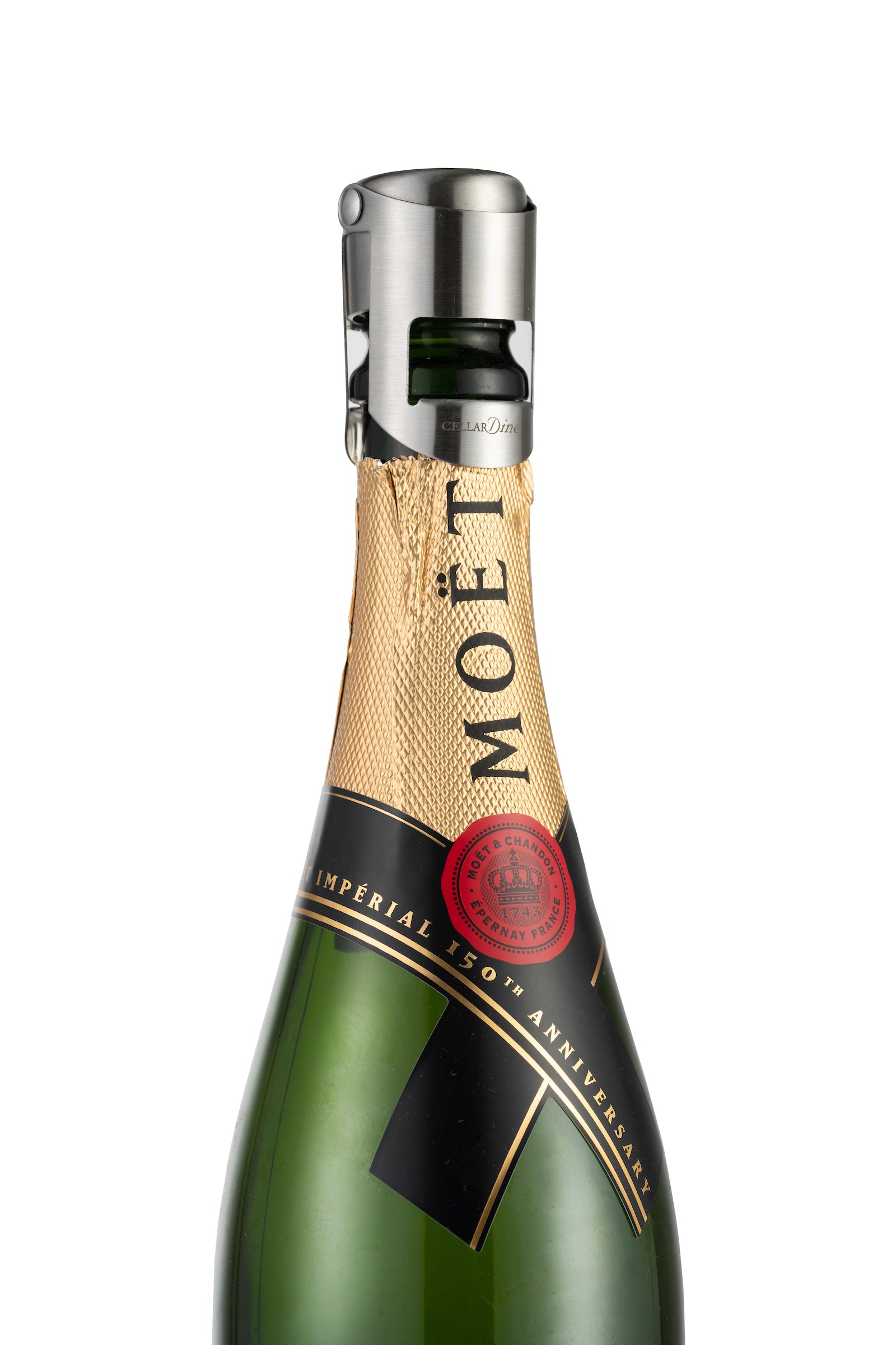 CellarDine Stainless Steel Champagne Sealer – Dexam