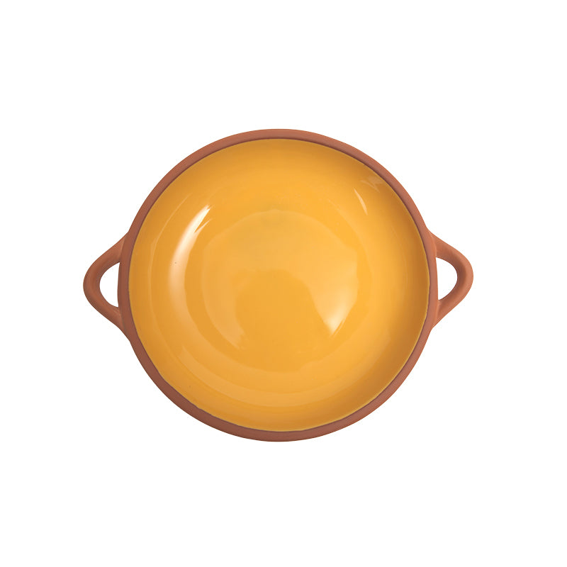 Sintra Large Glazed Terracotta Tapas Dish Mediterranean Serveware