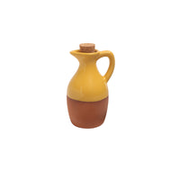 Sintra Glazed Terracotta Oil Drizzler | Rustic Artisan Kitchenware by Dexam
