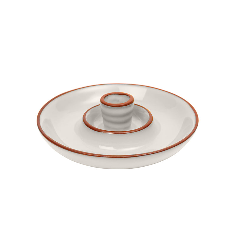 Sintra Glazed Terracotta Olive Dish | Artisan Tableware by Dexam
