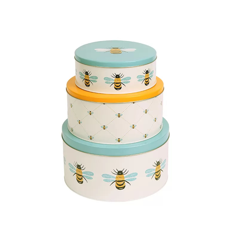 Bees Knees Set of 3 Round Cake Tins