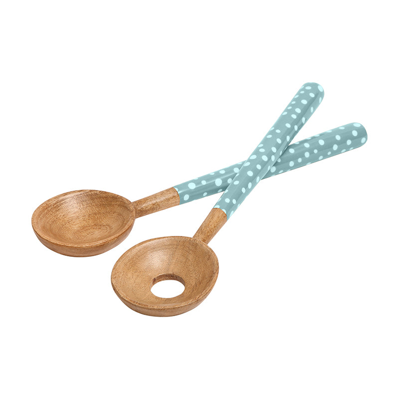 Sintra Mango Wood Salad Servers | Hand-finished Sustainable Salad