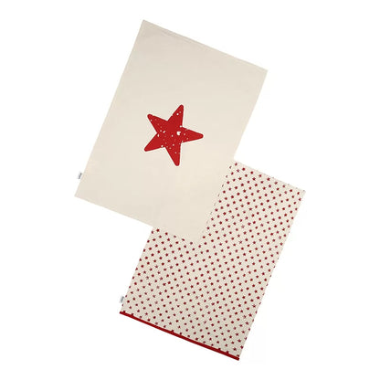 Star Set of 2 Tea Towels