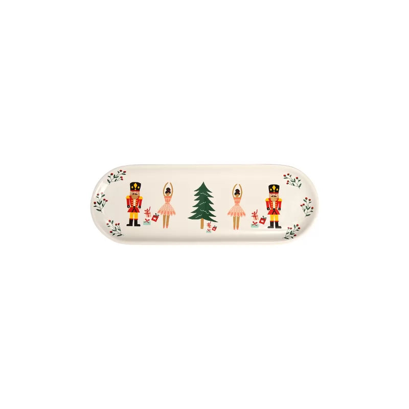 Nutcracker Small Oval Serving Plate