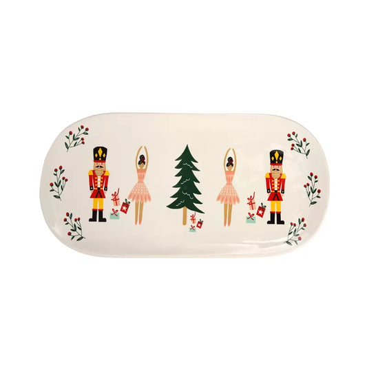 Nutcracker Large Oval Serving Plate