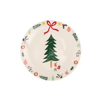 Nutcracker Tree Round Side Plate