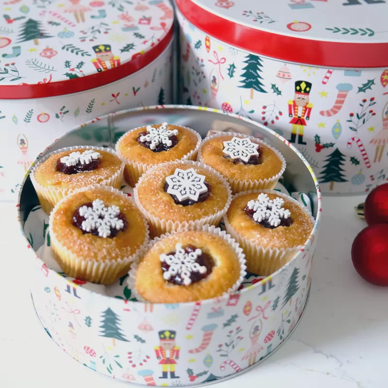 Nutcracker Set of Round Cake Tins – Dexam