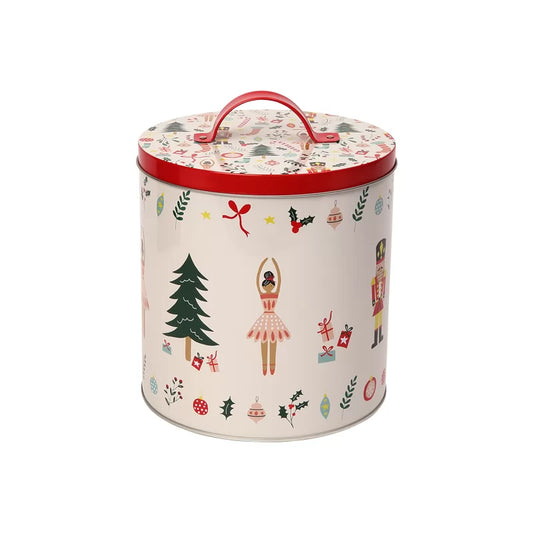 Nutcracker Biscuit Storage Tin