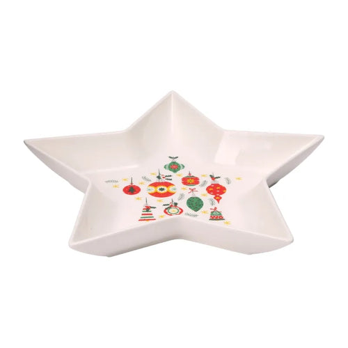 Baubles Large Star Dish - Multi