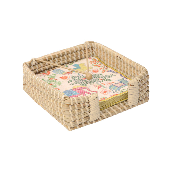 Sintra Seagrass Napkin Holder  | Sustainable Handwoven Table Accessory