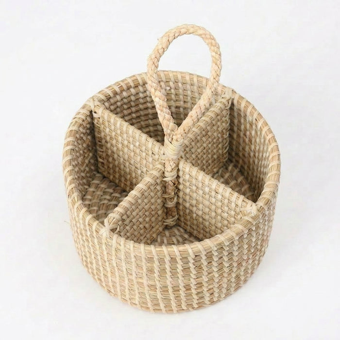 Sintra Seagrass Cutlery Caddy | Sustainable Handwoven Table Storage