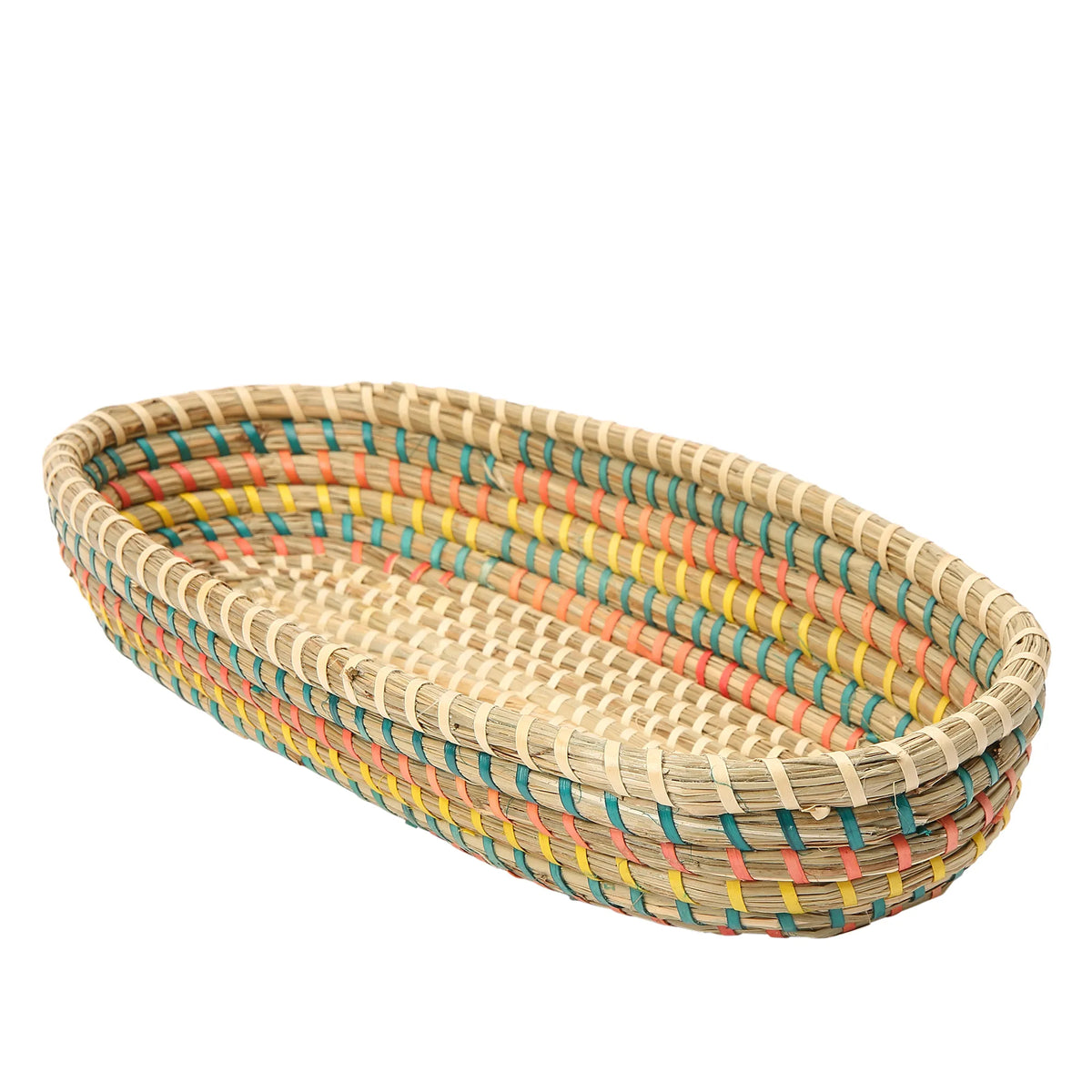 Sintra Seagrass Bread Basket - Multi