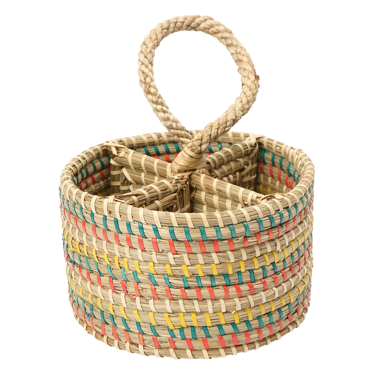 Sintra Seagrass Cutlery Caddy - Multi