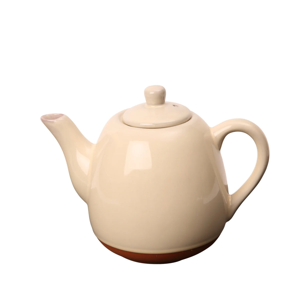 Sintra Glazed 800ml Terracotta Teapot - Stone