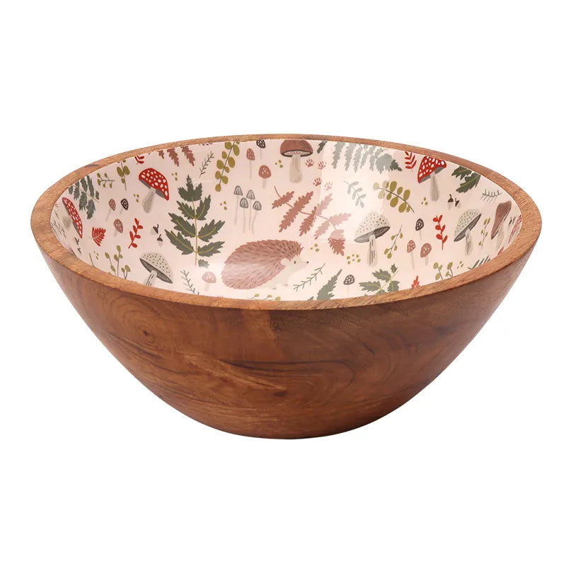 Woodland Mango Wood Large Bowl - Beige