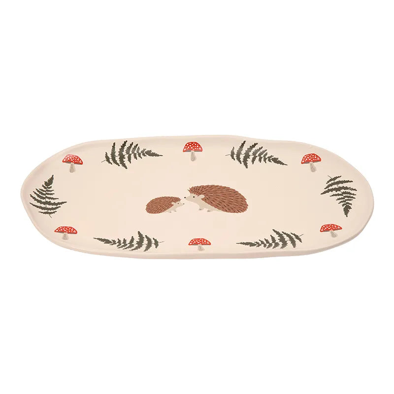 Woodland Large Oval Platter - Beige