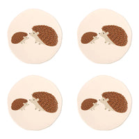 Woodland Set of 4 Coasters - Beige