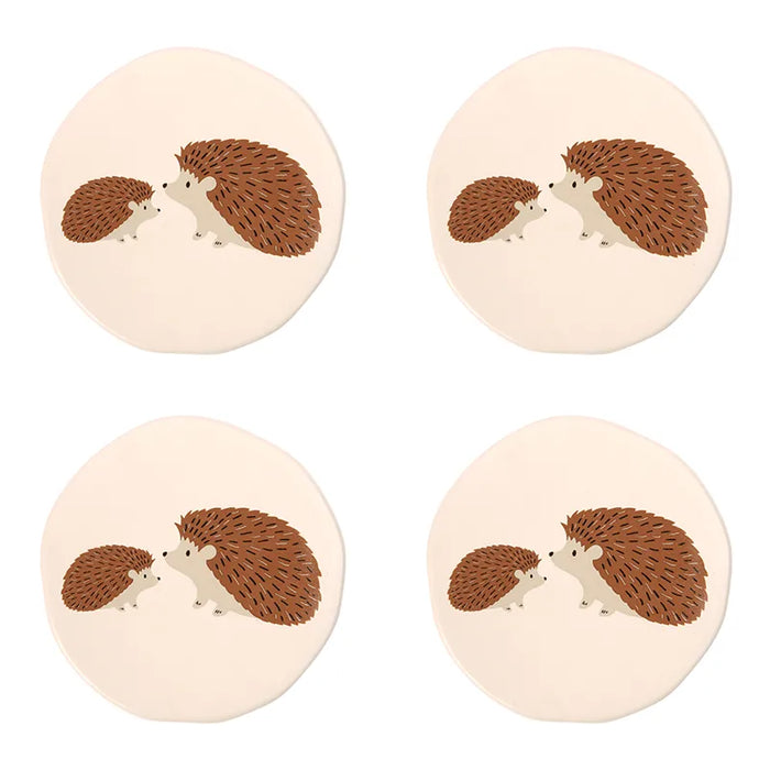 Woodland Set of 4 Coasters - Beige