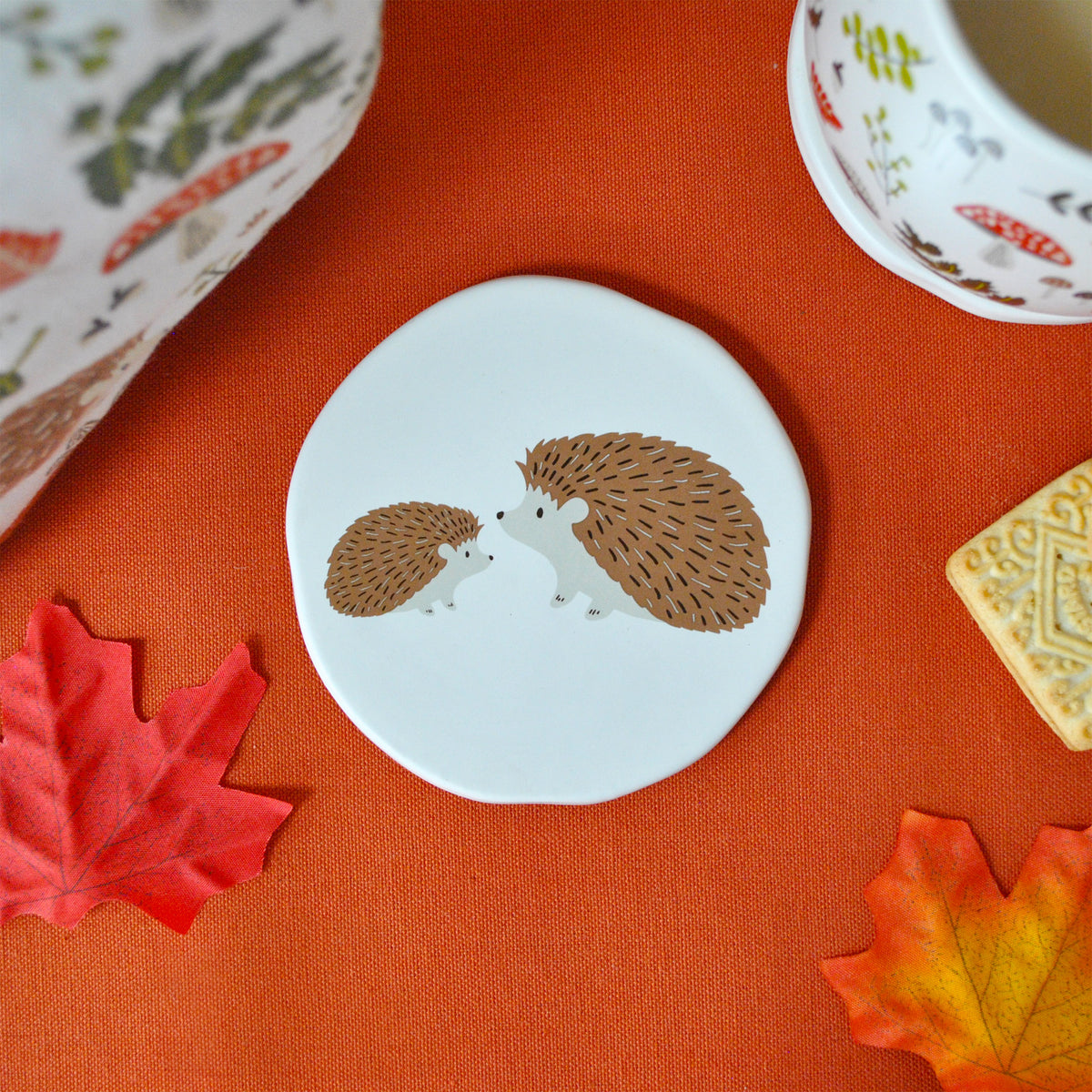 Woodland Set of 4 Coasters - Beige