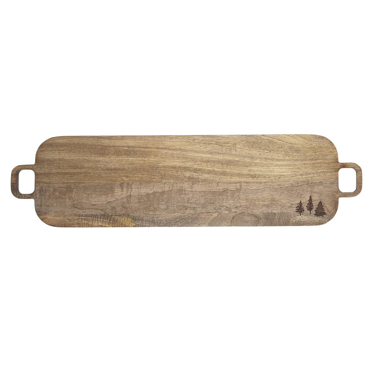 Winter Forest Mango Wood Serving Board