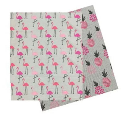 Flamingo Set of 2 Tea Towels