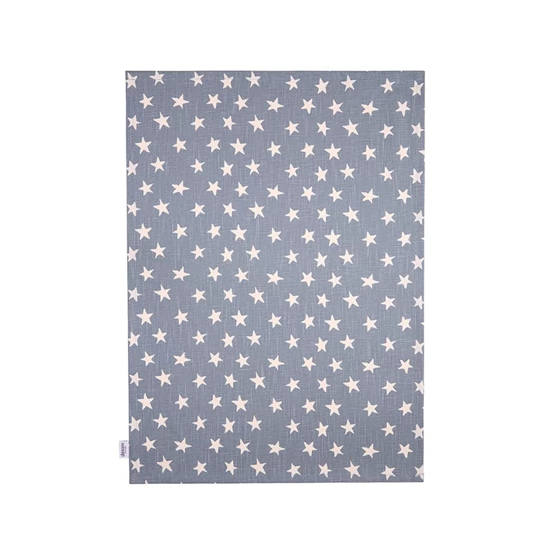 Organic Star Tea Towel - Blue