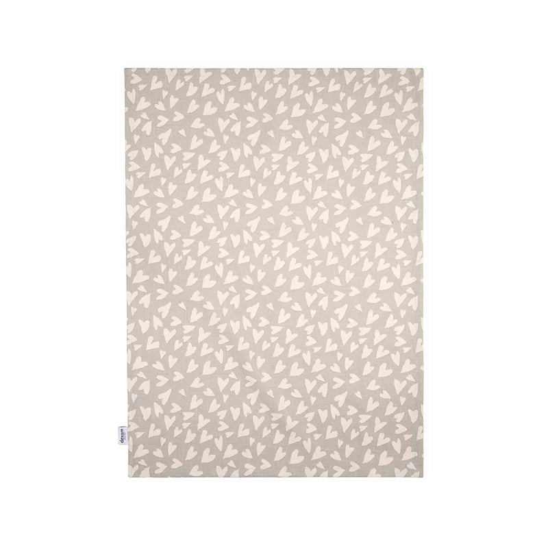 Organic Heart Tea Towel