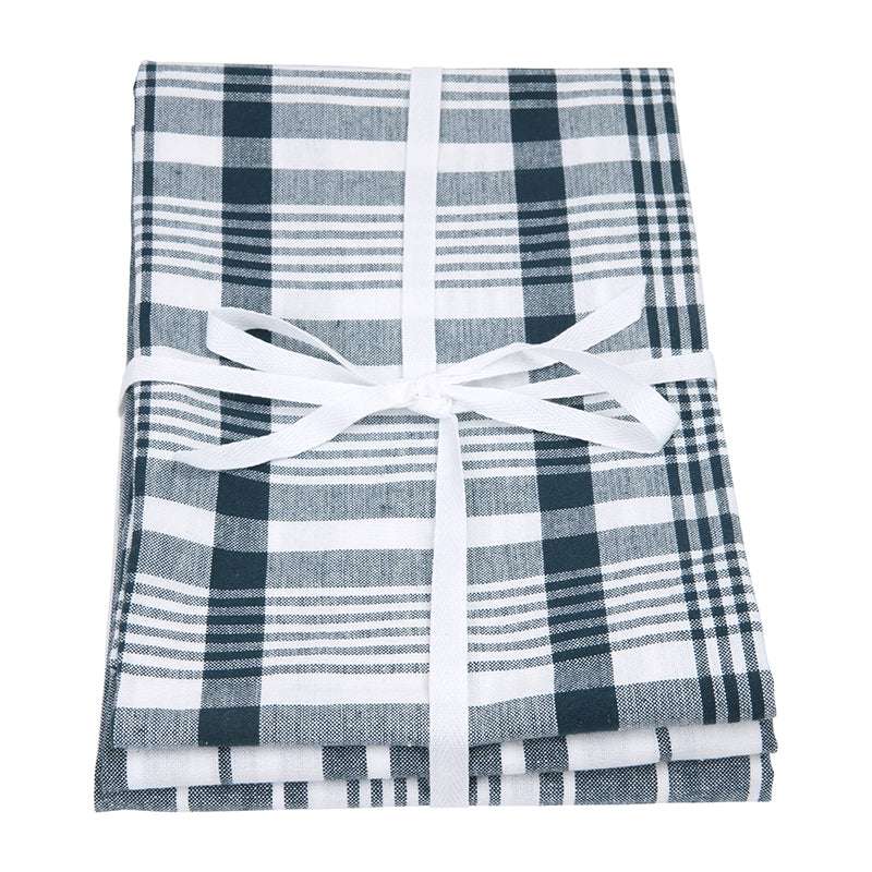 Love Colour Set of 3 Extra-Large Tea Towels | Vibrant Cotton Kitchen Textiles