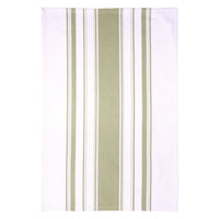 Love Colour Striped Tea Towel - Sage