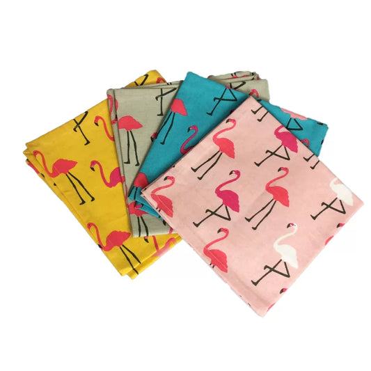 Flamingo Set of 4 Napkins