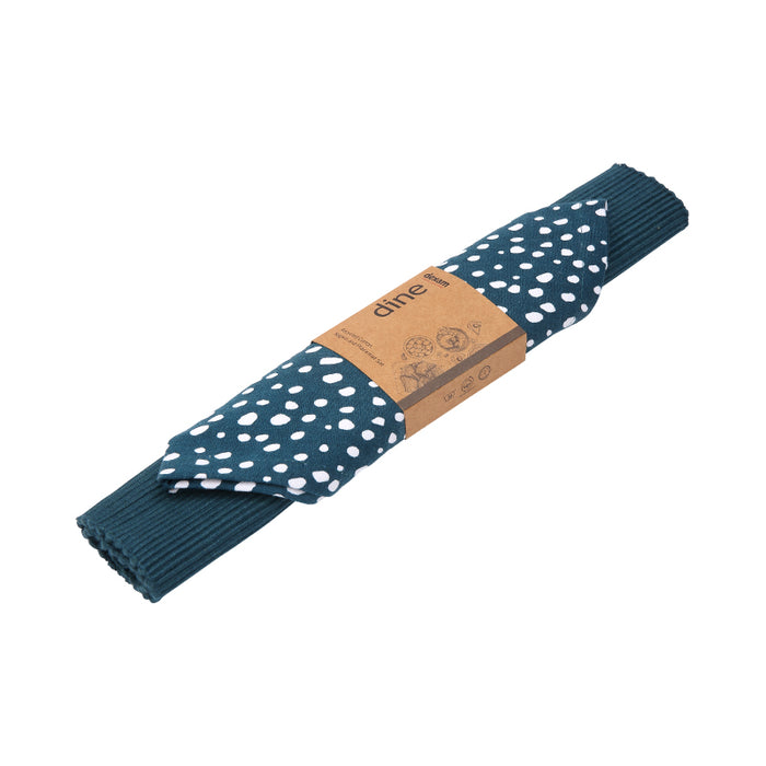 Sintra Spotted Napkin & Placemat Set – Stone | Recycled Cotton Table Linen