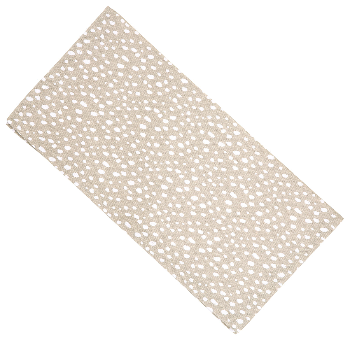 Sintra Spotted Napkin & Placemat Set – Stone | Recycled Cotton Table Linen