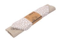 Sintra Spotted Napkin & Placemat Set – Stone | Recycled Cotton Table Linen