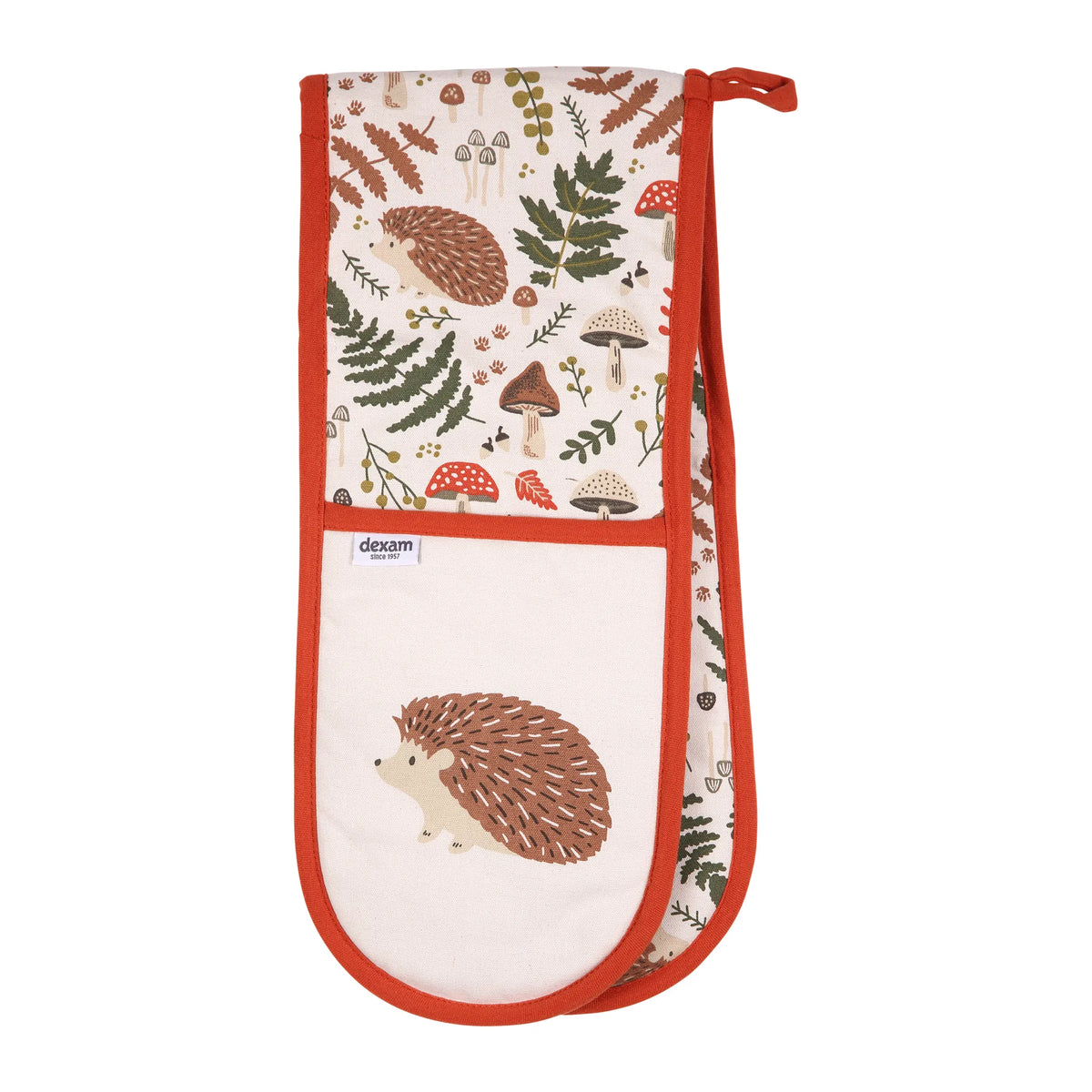 Woodland Double Oven Gloves - Beige