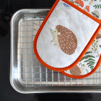 Woodland Double Oven Gloves - Beige