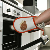 Woodland Double Oven Gloves - Beige