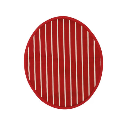 Rushbrookes Butchers Stripe Round Hob Cover (Made in UK)